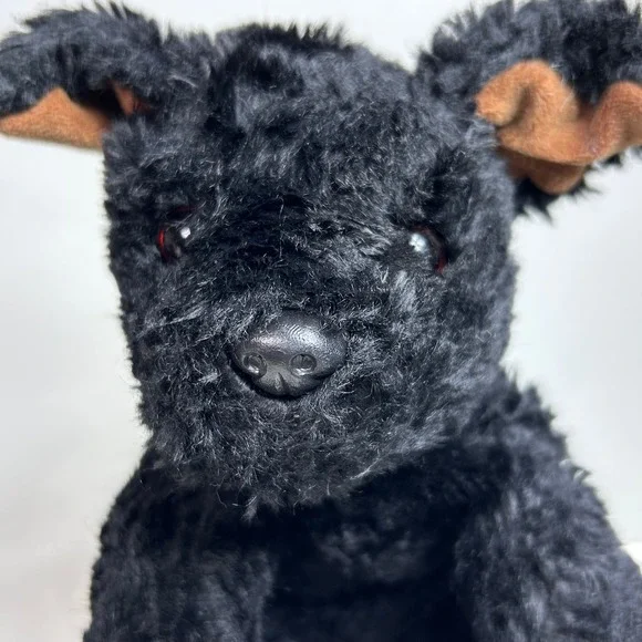 Ty Classic Pepper Black Puppy Dog 1996 Vintage Large Plush Retired 10" Stuffed - Picture 2 of 11